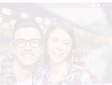 Tablet Screenshot of goodheartdental.com